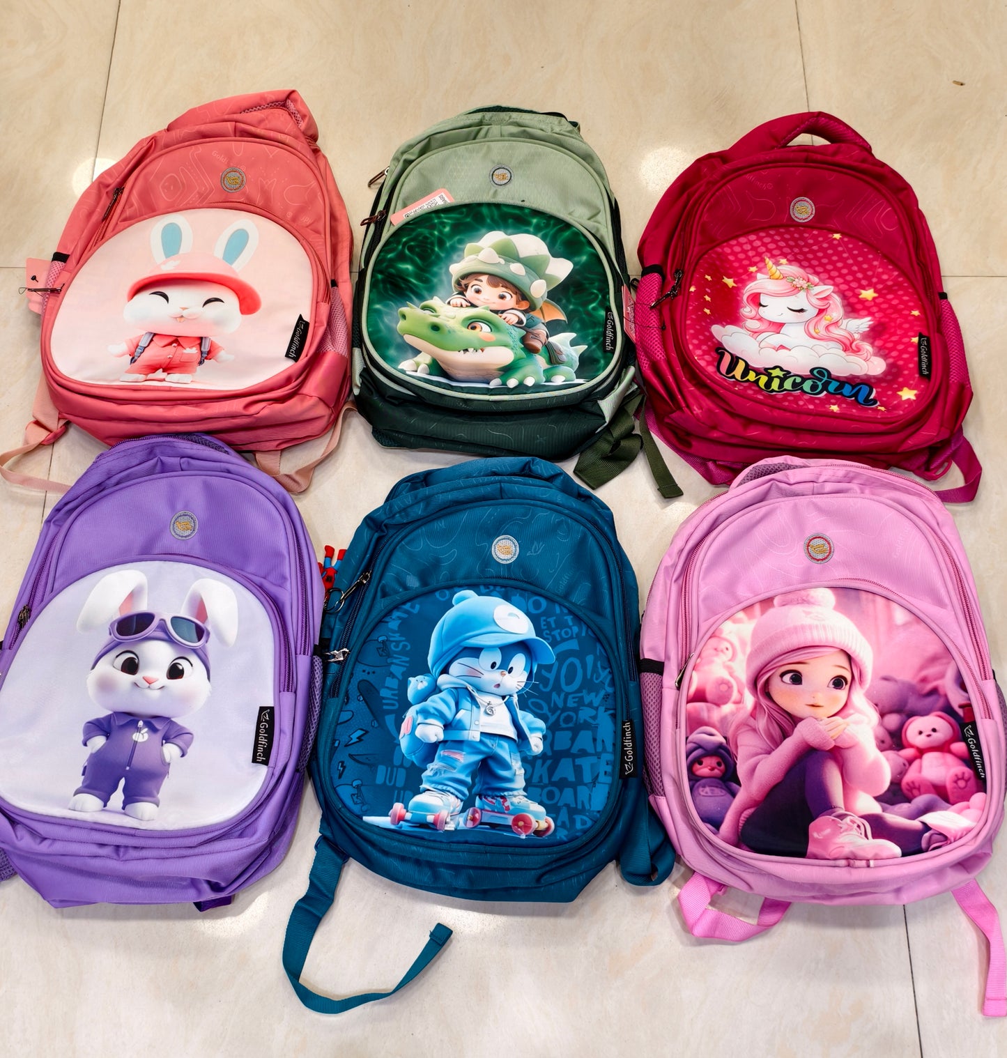 Kids printed school bag for nursery to 1st class kids