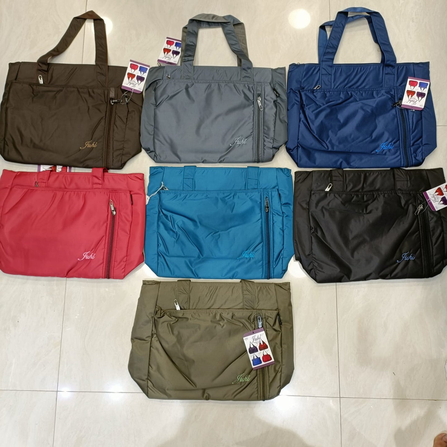 Abc's big size office use, travel use handbag with 6 pocket, best for carrying big size register