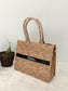 Tote bag with inner pocket and premium finishing inside fabric