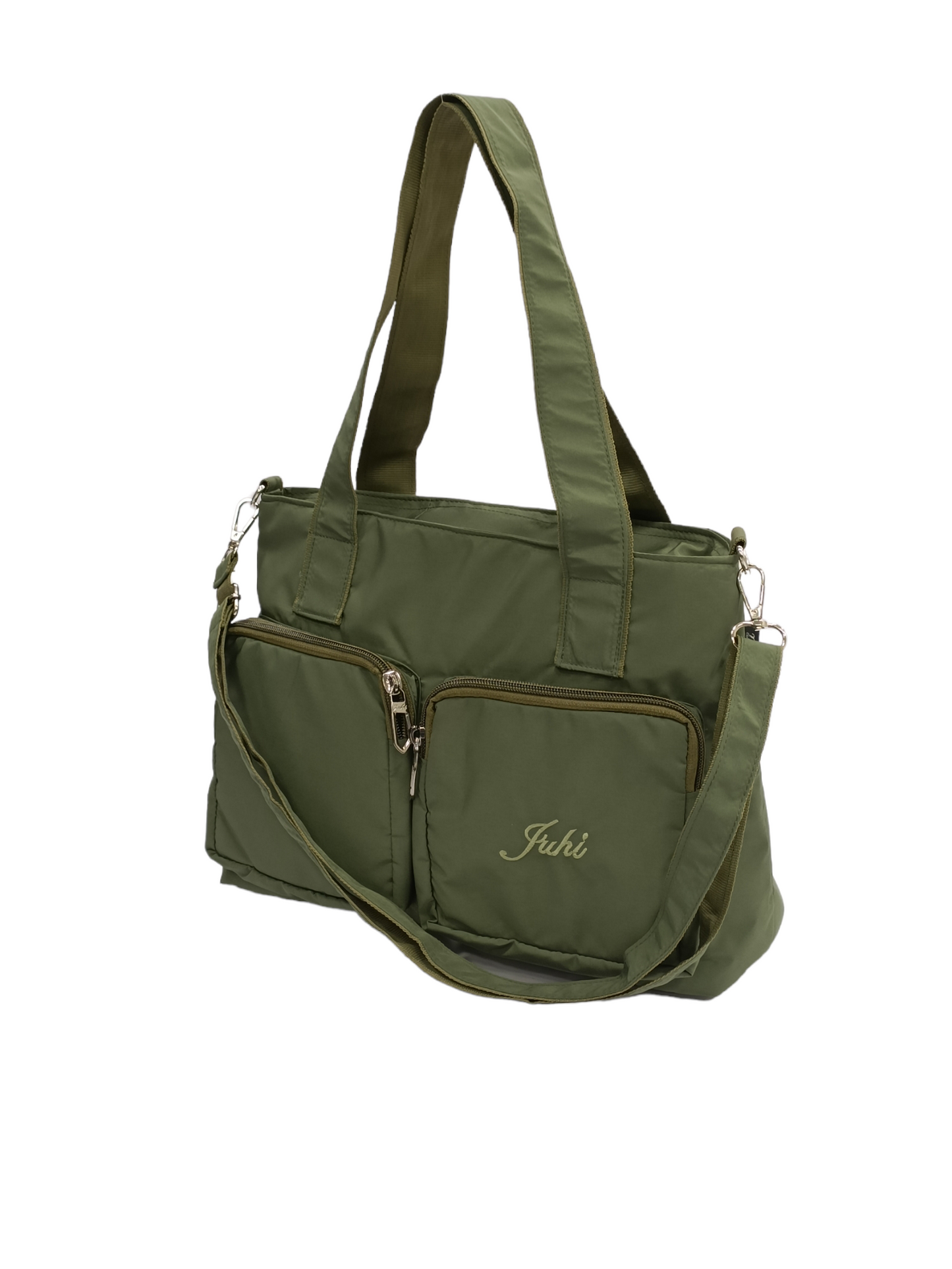 Abc's 6 pocket small size handbag with sling belt