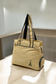 Abc's office use, school use, daily use light weight soft PU fabric handbag