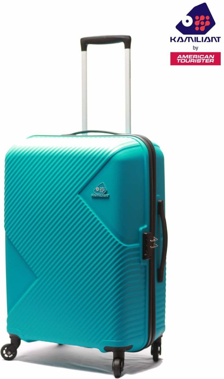 Safari Antitheft Trolley luggage bag, Small size, 8 wheel travel luggage  for men and women, Cabin luggage, 59cm, Blue