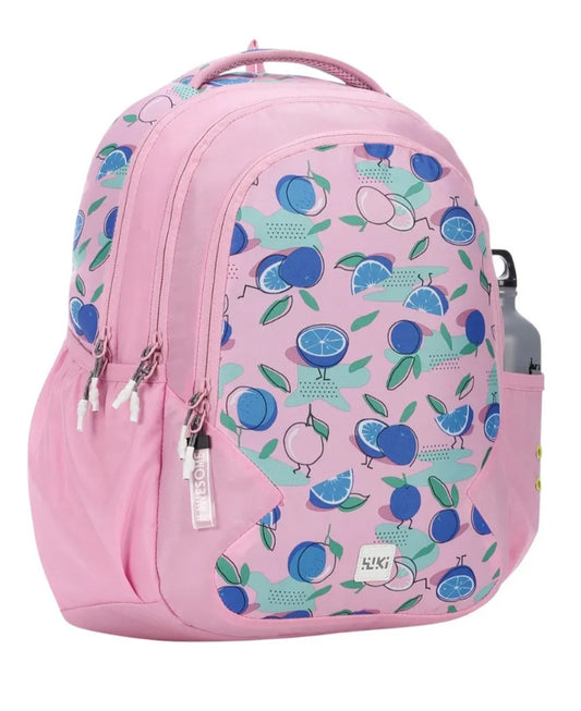 Wildcraft wiki girl 3 citrus pink school backpack |school bag