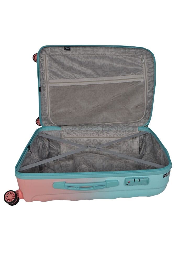 SkybagsPolycarbonate 55 cms Green Hard Sided Suitcase
